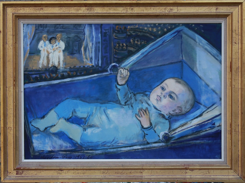 Thomas Eje malt af morfar Th. Hagedorn-Olsen